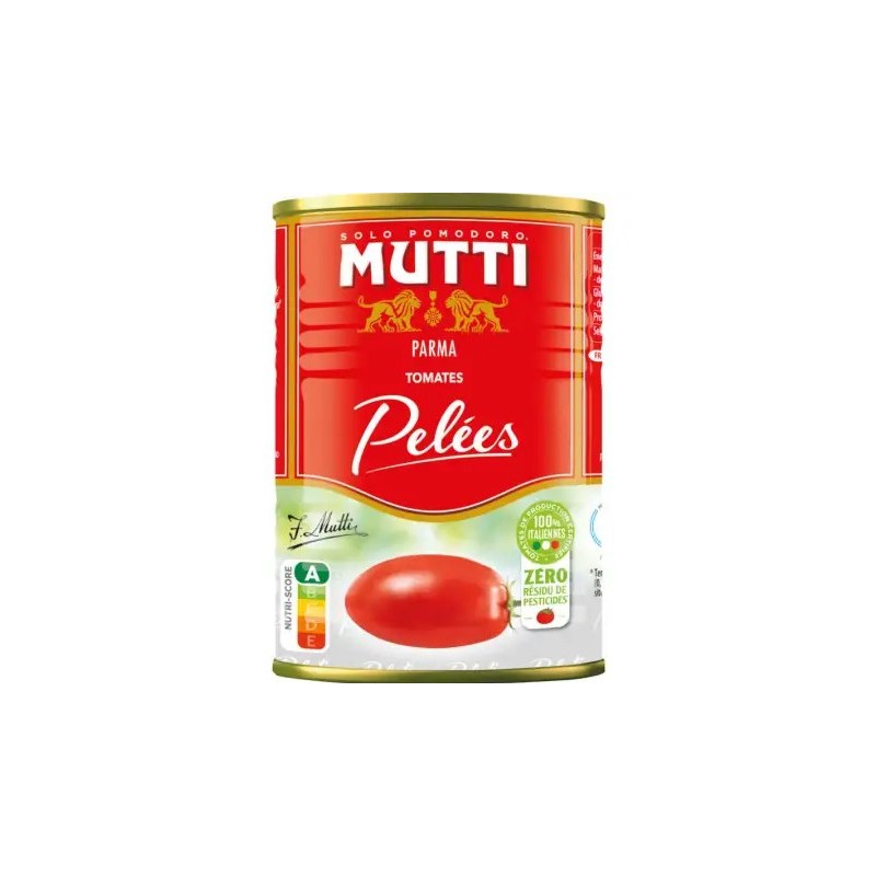 MUTTI Tomates pelées zéro résidu de pesticides - 400g
