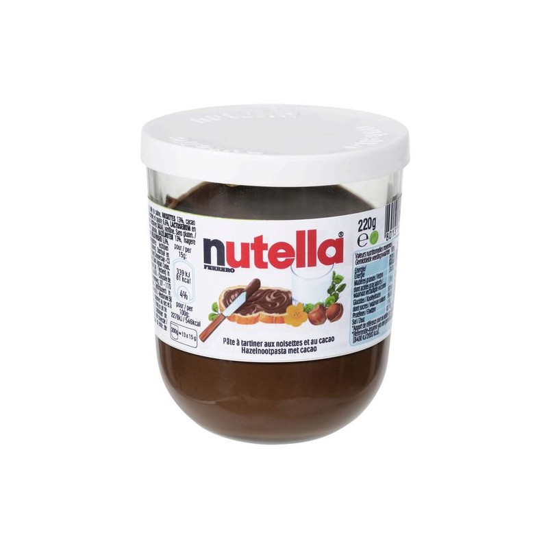 NUTELLA Pâte à tartiner noisette - 220g