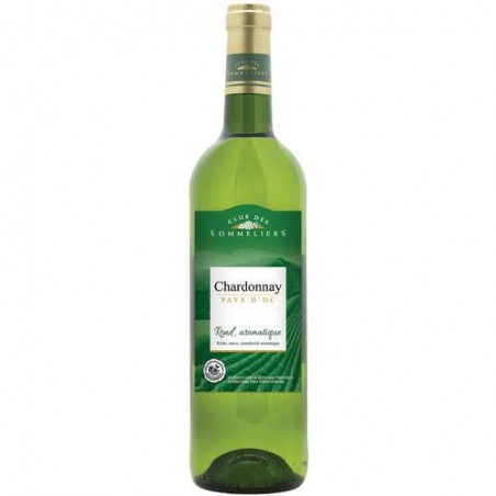 CLUB DES SOMMELIERS Chardonnay blanc Oc IGP 75cl
