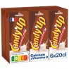 CANDIA CANDY'UP Boisson lactée chocolat 6x20cl